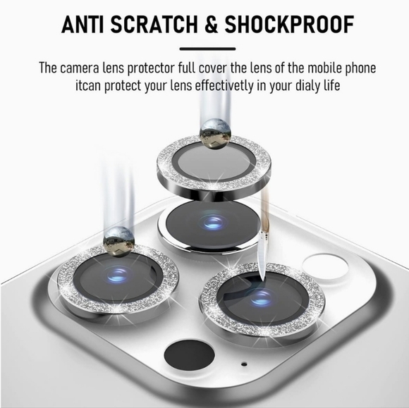 Camera lens Protector iPhone 13 Pro iPhone 13 Pro Max iPhone 14 Pro 14 Pro Max - Picture 3 of 11
